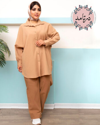 شومیز جلو دکمه آنا