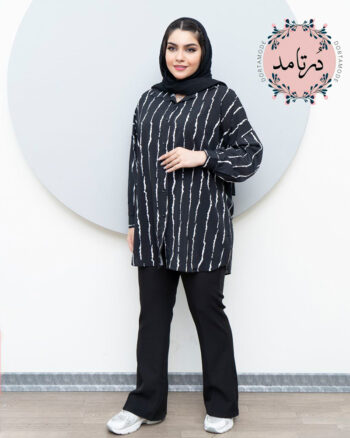 شومیز جلو دکمه پری