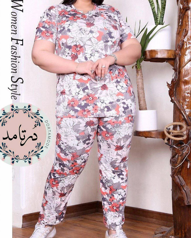 تیشرت-شلوار-سایز-بزرگ-آرام