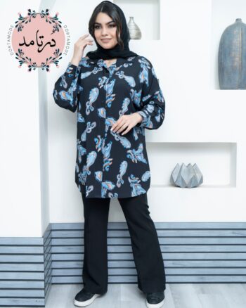 شومیز جلو دگمه طرح ترمه ایتالیایی