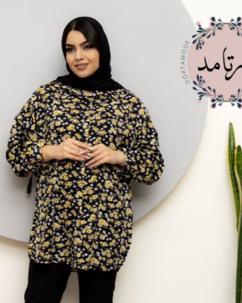 شومیز جلو دگمه بهارنوش