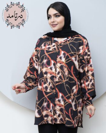 شومیز جلو دگمه پری رخ