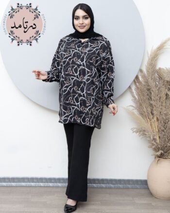 شومیز سایز بزرگ طرح تهمینه