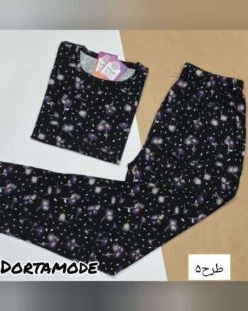 ست تیشرت شلوار ویسکوز