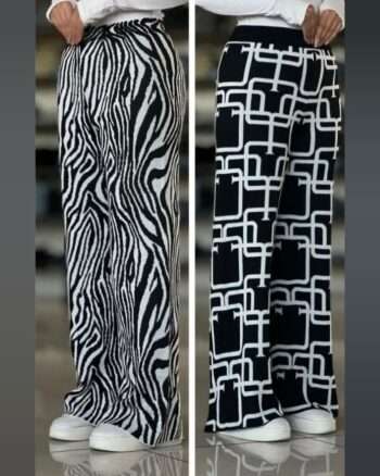 شلوار بافت مدل بگ