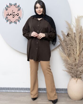 شومیز کرپ الیزه ساده